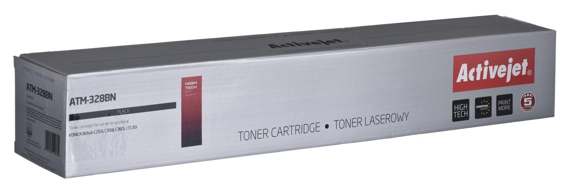 Toner til Konica Minolta - Activejet ATM-328BN, sort, 28.000 sider