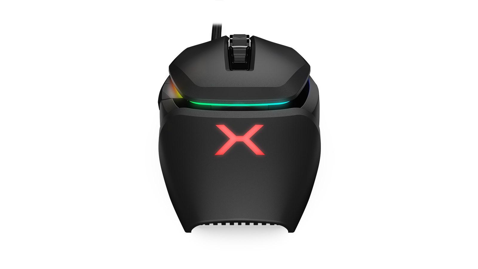 Gaming mus med kabel KRUX Bot RGB – modulær, høj DPI