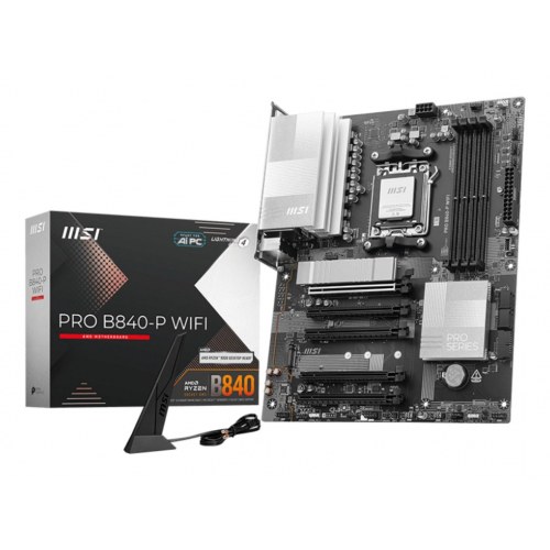 Bundkort MSI PRO B840-P WIFI – AMD B840, Socket AM5, ATX