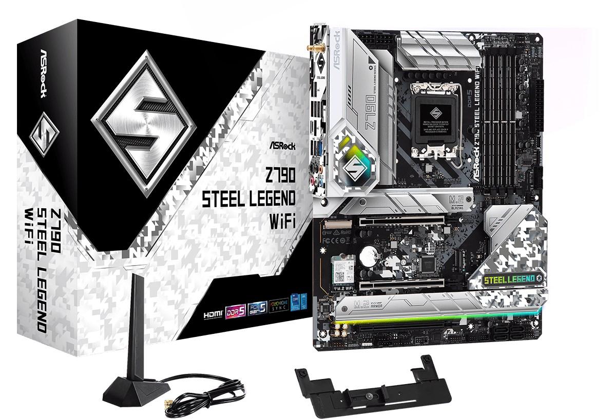 Bundkort Asrock Z790 Steel Legend WiFi – Intel Z790, LGA 1700, ATX
