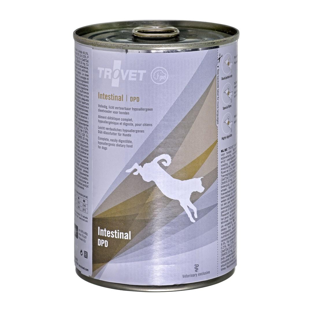 Hundefoder vådfoder TROVET Intestinal DPD med and – 400 g