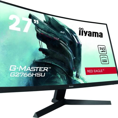 Skærm 27" iiyama G-Master G2766HSU-B1 – buet Full HD 165 Hz (sort)