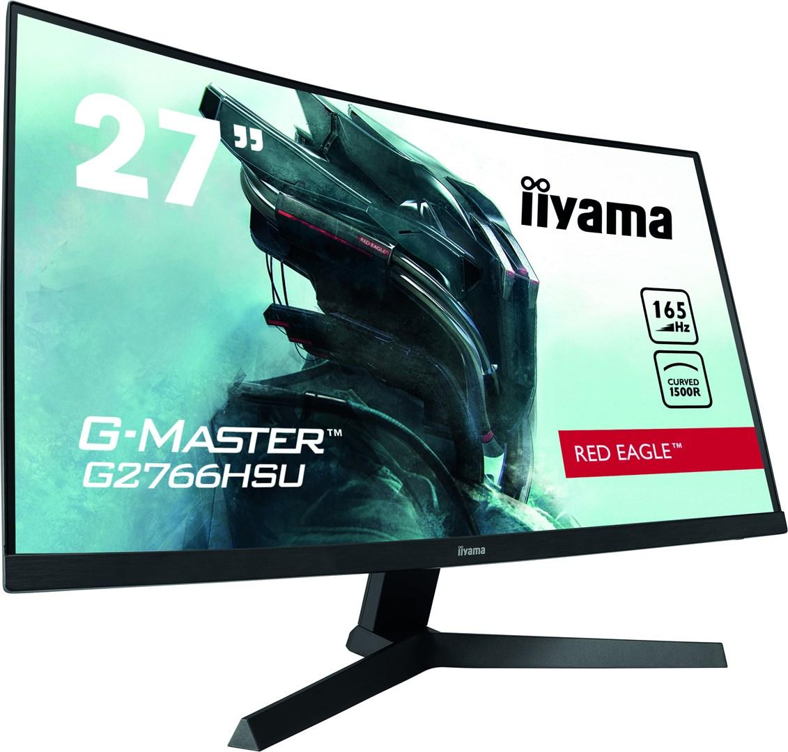 Skærm 27" iiyama G-Master G2766HSU-B1 – buet Full HD 165 Hz (sort)