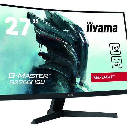 Skærm 27" iiyama G-Master G2766HSU-B1 – buet Full HD 165 Hz (sort)
