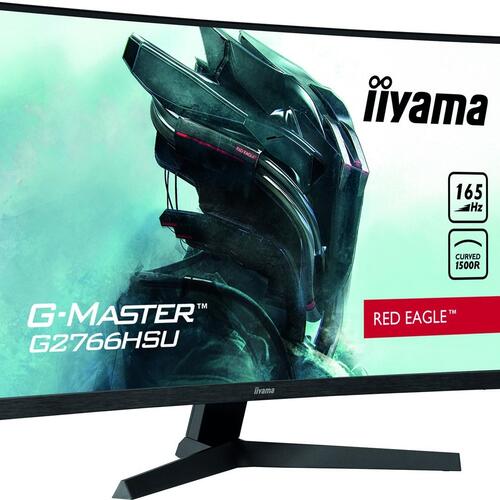 Skærm 27" iiyama G-Master G2766HSU-B1 – buet Full HD 165 Hz (sort)
