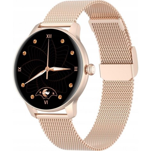 Smartwatch oromed Lady Gold Next - guld, IP68, 1,09" IPS