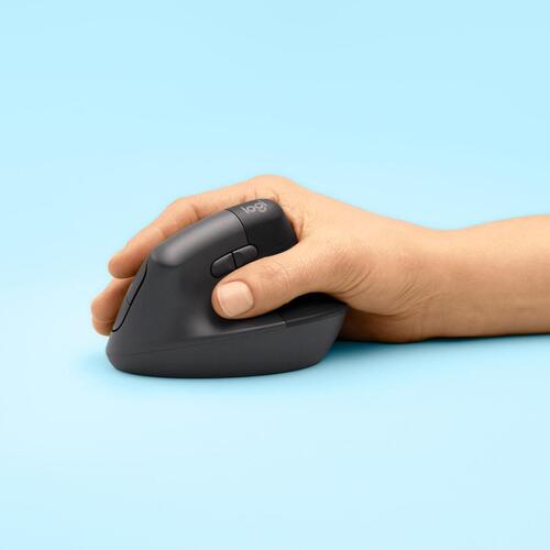 Ergonomisk mus – Logitech Lift Vertical, højrehånd, grafit