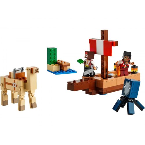 LEGO Minecraft 21259 Piratskibets Rejse byggesæt (8+, 166 dele)