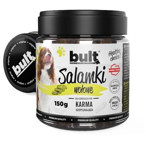 Hundegodbidder bult okse-salametti 150 g