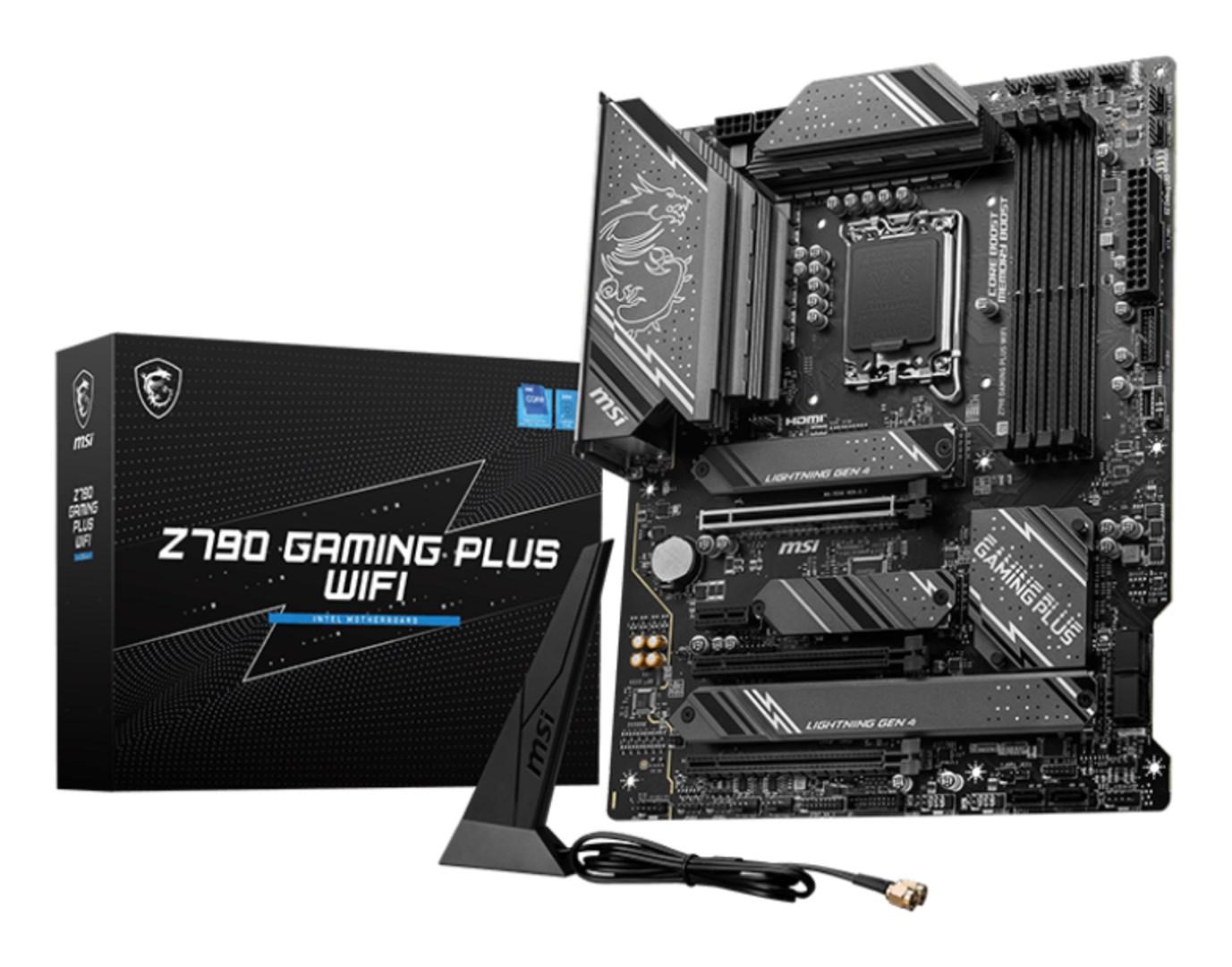 Bundkort MSI Z790 Gaming Plus WiFi - Intel Z790, LGA 1700, ATX billede