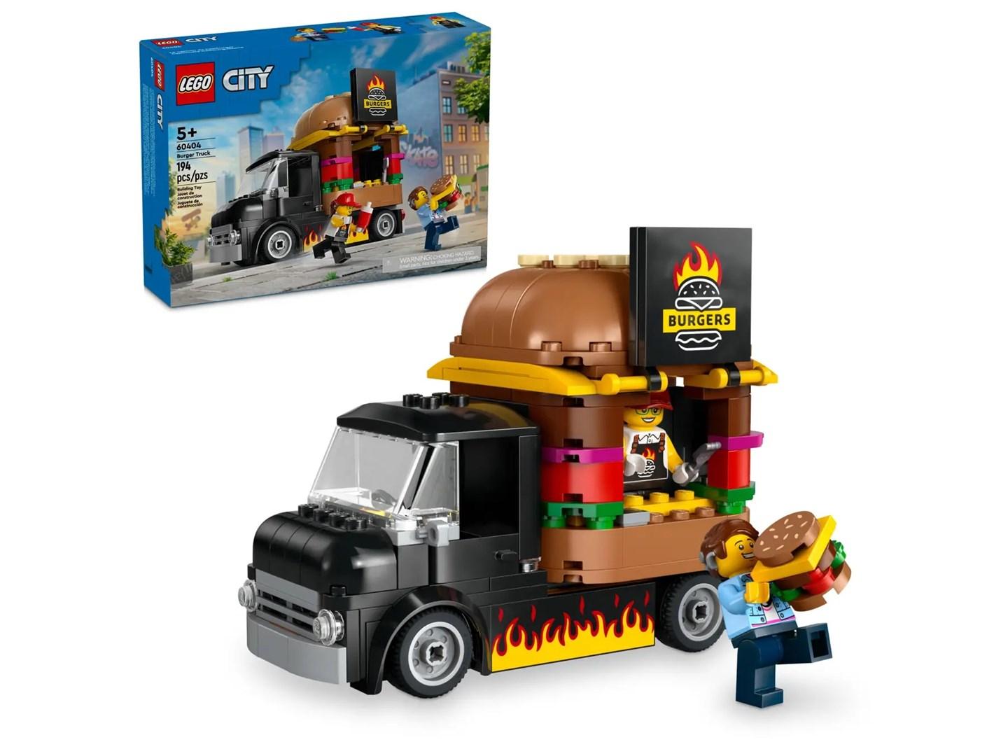LEGO City burgertruck 60404 – byggesæt til børn 5+