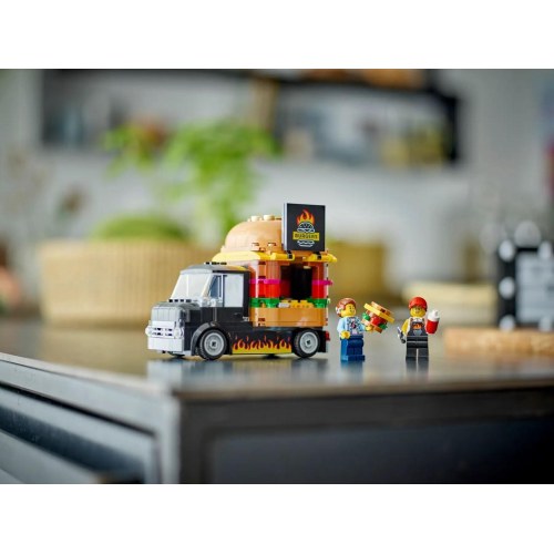 LEGO City burgertruck 60404 – byggesæt til børn 5+