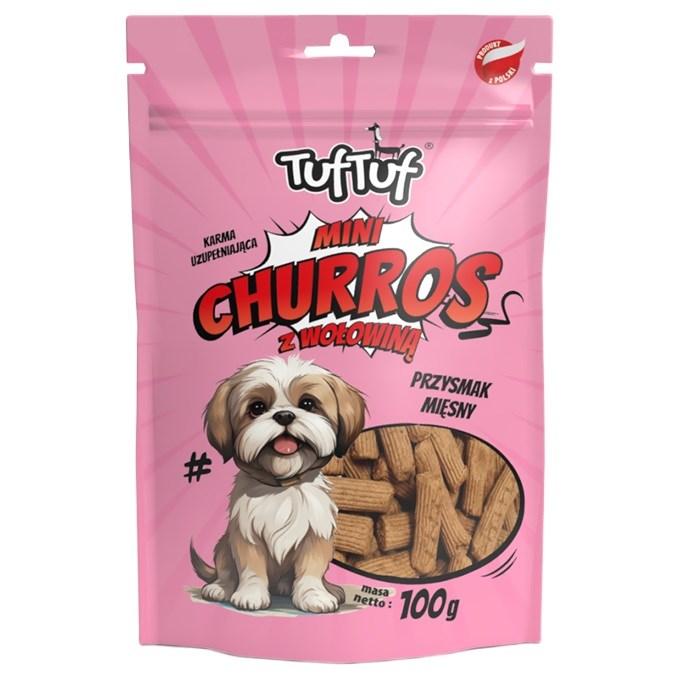 Hundegodbidder TufTuf Mini Churros med oksekød  100 g