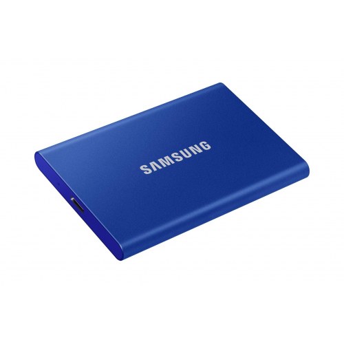 Ekstern SSD Samsung T7 2 TB USB-C 3.2 Gen 2 – Blå