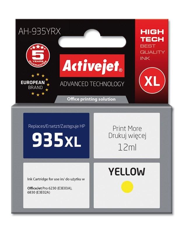 Blækpatron til HP 935XL gul – Activejet Premium 12 ml (kompatibel)