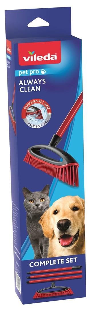 Szczotka do zamiatania siersci i wlosów Vileda Always Clean PET PRO