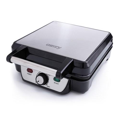 Vaffeljern – Camry CR 3025, 4 firkantede vafler, 1.500 W, sort billede