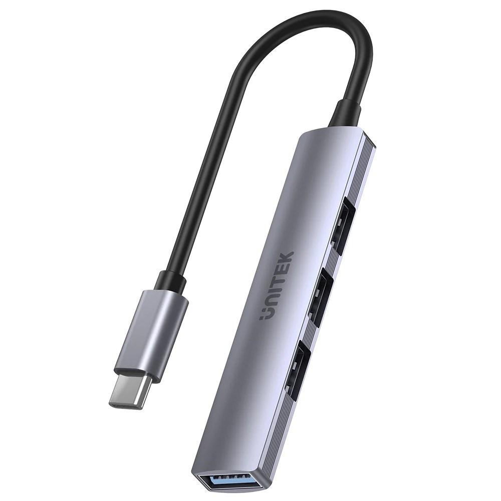 USB-C hub UNITEK 3x USB-A 2.0 + 1x USB-A 3.0 (H1208B)