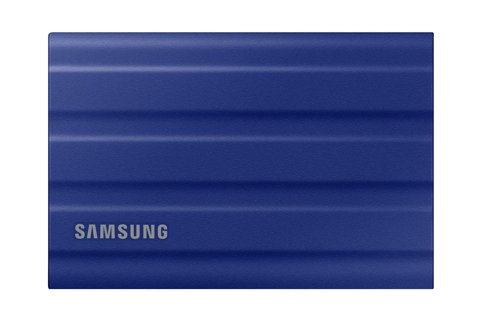 Ekstern SSD Samsung T7 Shield 2 TB – Blå, USB-C