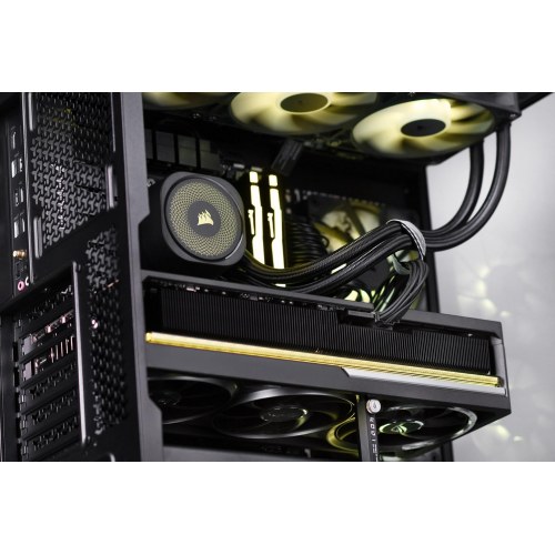 Gaming PC Actina – Ryzen 7 9800X3D, 64 GB DDR5, 2 TB NVMe SSD, GeForce RTX 5090, Midi Tower, sort