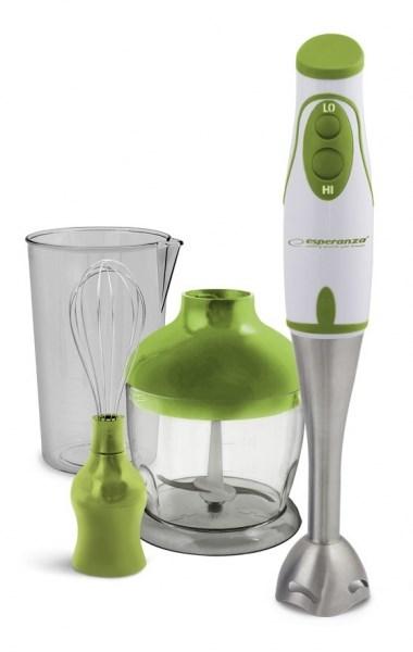 Stavblender Esperanza EKM003G 0,75 l - grøn/hvid - 450 W billede
