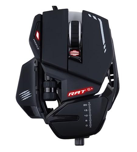 Gaming mus Mad Catz R.A.T. 6+ – højrehåndet, USB, 12.000 DPI