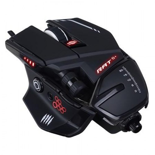 Gaming mus Mad Catz R.A.T. 6+ – højrehåndet, USB, 12.000 DPI