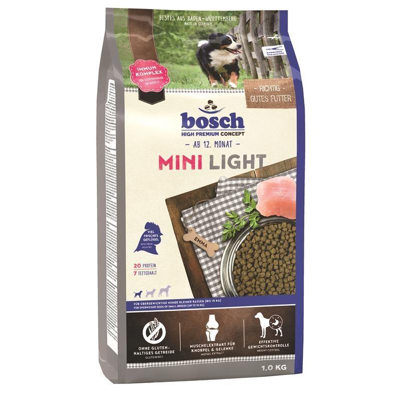 Hundefoder tørfoder Bosch Mini Light – 2,5 kg