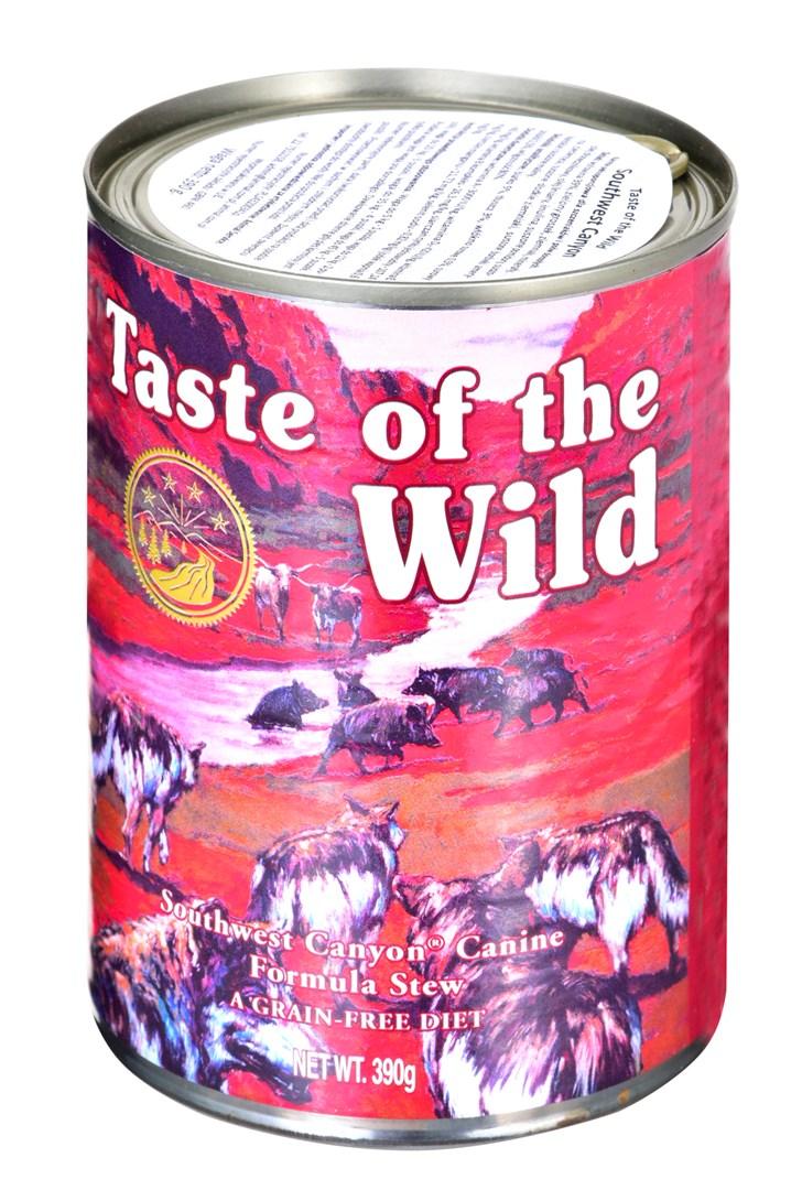 Hundefoder vådfoder – Taste of the Wild Southwest Canyon, 390 g billede