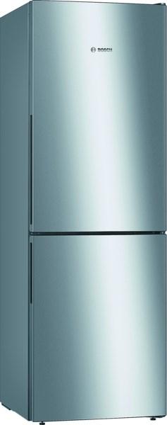 Kølefryseskab Bosch Serie 4 KGV33VLEA, 289 l, E, rustfrit stål