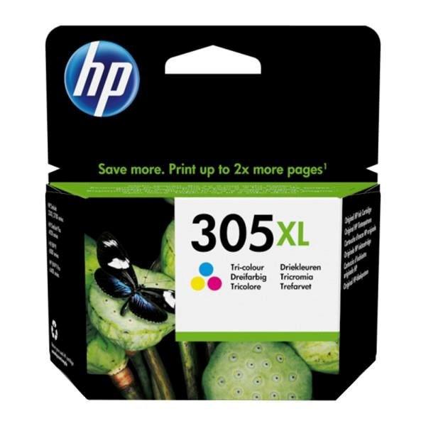 Blækpatron HP 305XL trefarvet (cyan, magenta, gul) – Original høj kapacitet
