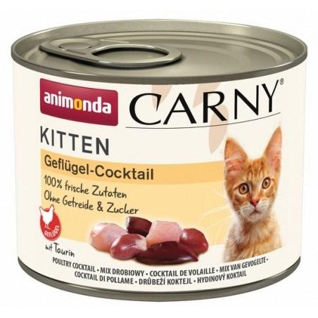 Vådfoder til kattekillinger – Animonda Carny Kitten Poultry Cocktail 200 g