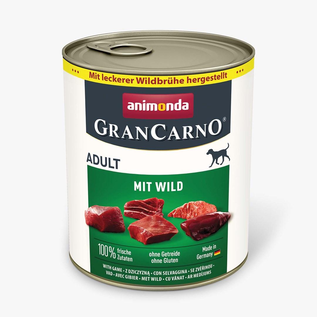 Hundefoder vådfoder animonda GranCarno Adult med vildt – 400 g