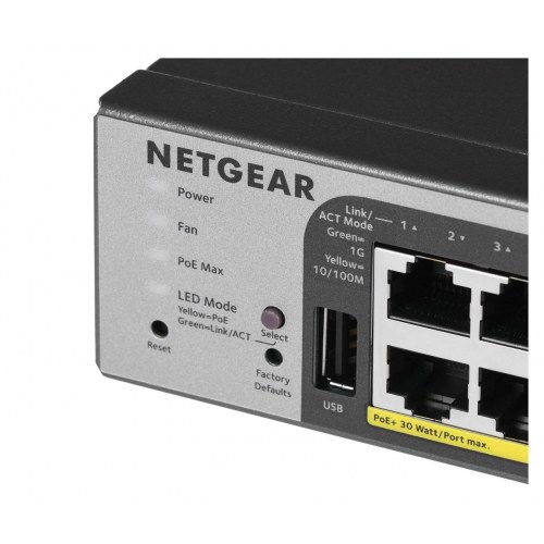 Gigabit switch NETGEAR GS752TPP - Managed L2/L3/L4 med PoE+, grå