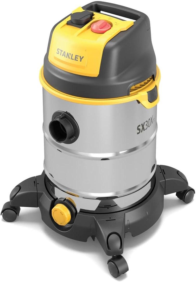 Industristøvsuger STANLEY SXVC30XTDE våd/tør - 1.600 W, rustfrit stål