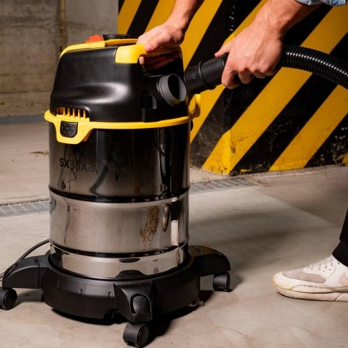 Industristøvsuger STANLEY SXVC30XTDE våd/tør - 1.600 W, rustfrit stål