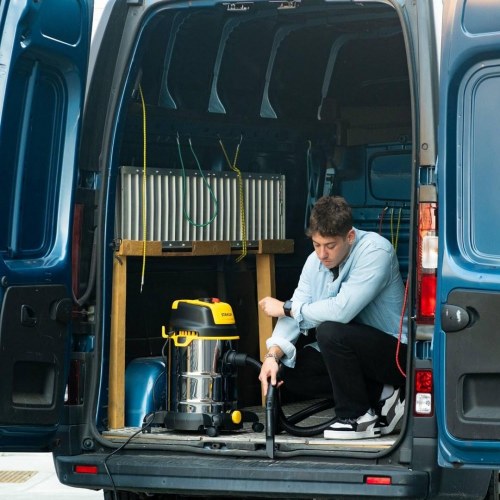 Industristøvsuger STANLEY SXVC30XTDE våd/tør - 1.600 W, rustfrit stål