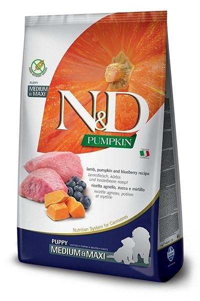 Farmina N&D Pumpkin sucha karma dla szczeniat ras srednich i duzych z jagniecina 2,5kg
