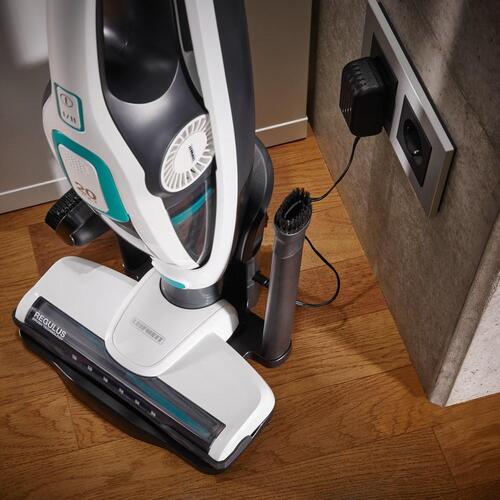 Ledningsfri støvsuger LEIFHEIT PowerVac 2-i-1, poseløs, sort/blå/hvid