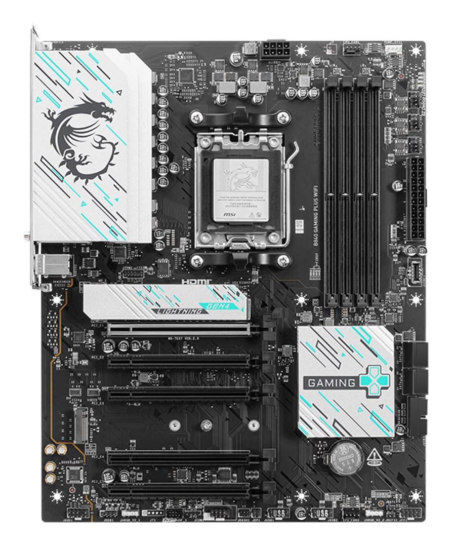 Bundkort MSI B840 Gaming Plus WiFi - AMD B840, Socket AM5, ATX billede