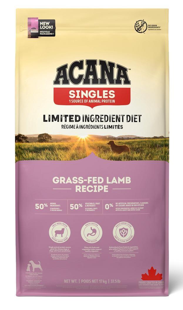 Hundefoder tørfoder ACANA Singles Grass-Fed Lamb 17 kg