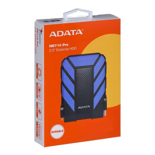 Ekstern harddisk ADATA HD710 Pro 2 TB – sort/blå