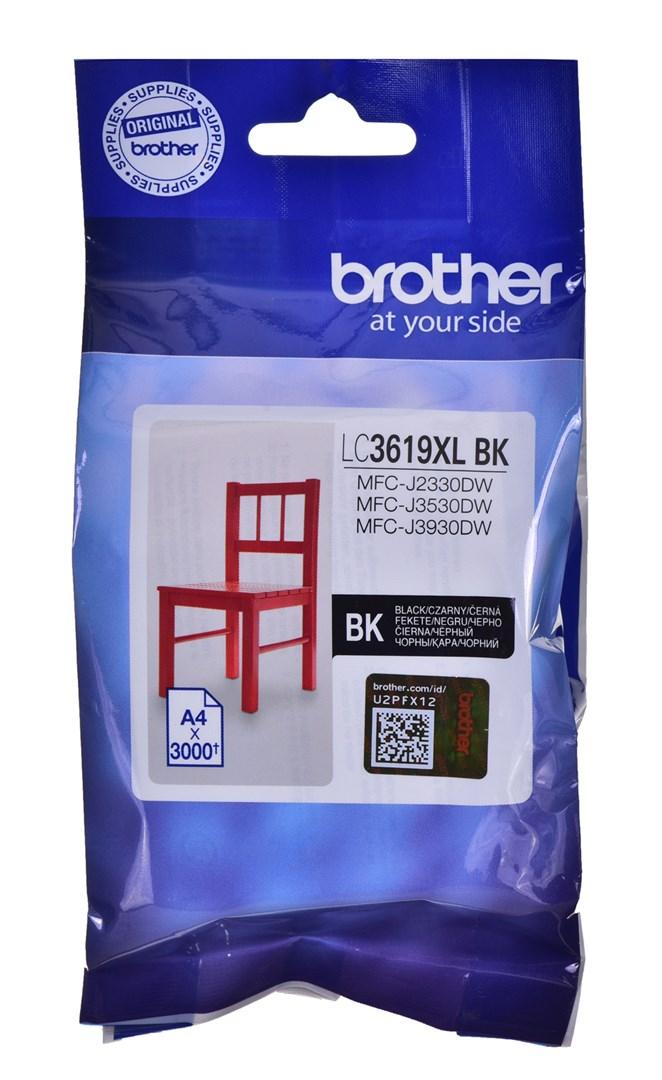 Blækpatron Brother LC3619XL BK - sort, høj kapacitet billede