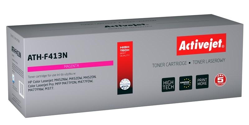 Toner til laserprinter Activejet ATH-F413N - magenta, kompatibel med HP 410A (CF413A), ca. 2.300 sider
