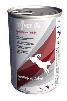 Hundefoder vådfoder – TROVET Hypoallergenic TPD med kalkun, 400 g