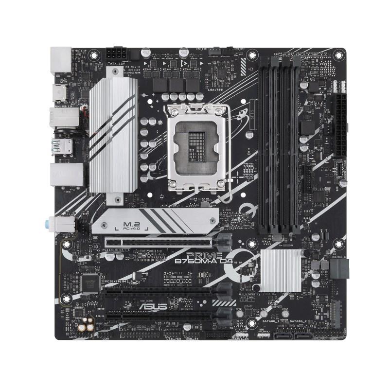 Bundkort ASUS PRIME B760M-A D4-CSM - Intel B760, LGA 1700, micro ATX