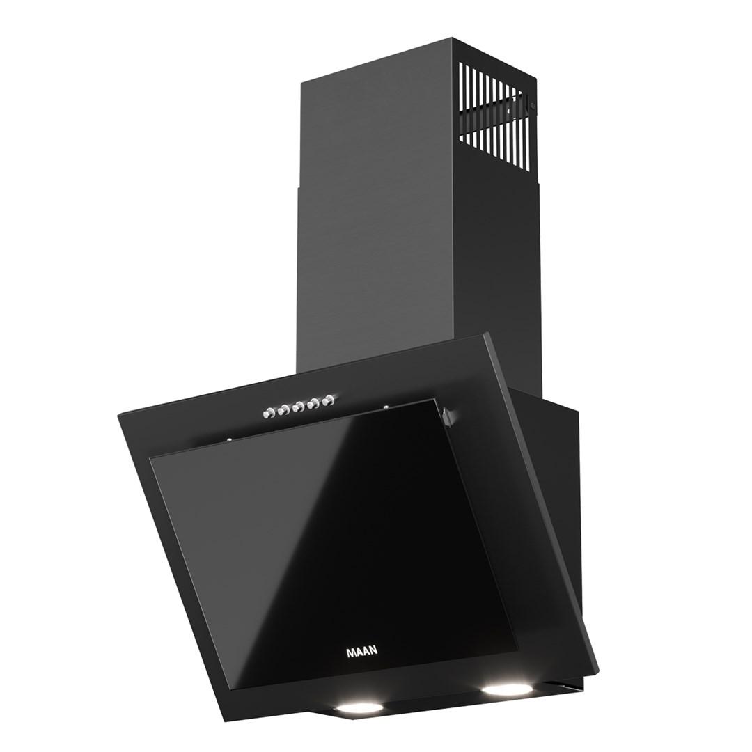 Emhætte vægmonteret MAAN Vertical PG 60 - mat sort, 60 cm