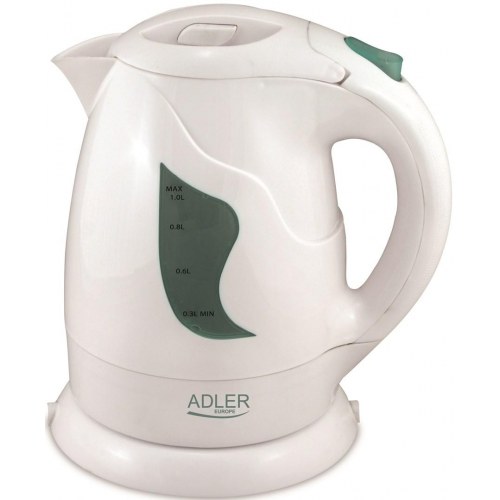 Elkedel Adler AD 08 w – 1,0 l, 850 W, hvid