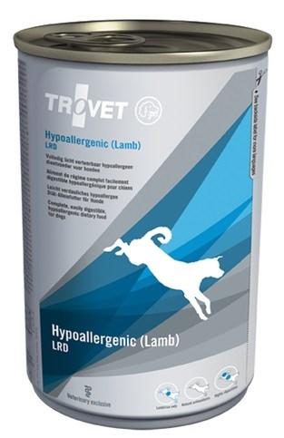 Hundefoder vådfoder TROVET Hypoallergenic LRD med lam – 400 g