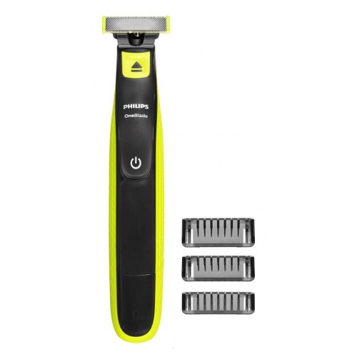 Barbermaskine – Philips OneBlade QP2724/10, våd/tør, grå/lime